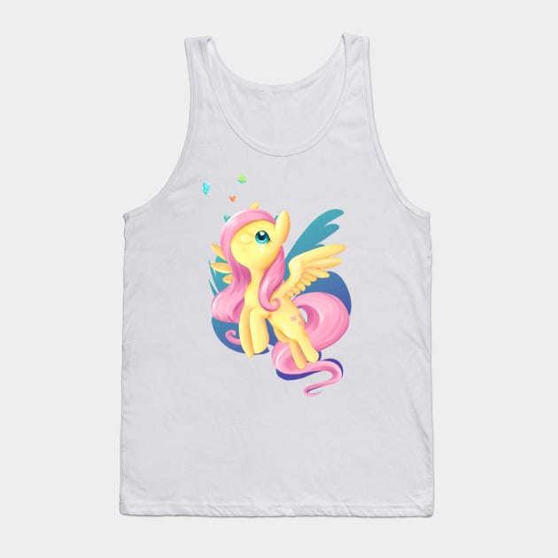 Fluttershy Tank Top by carryowl